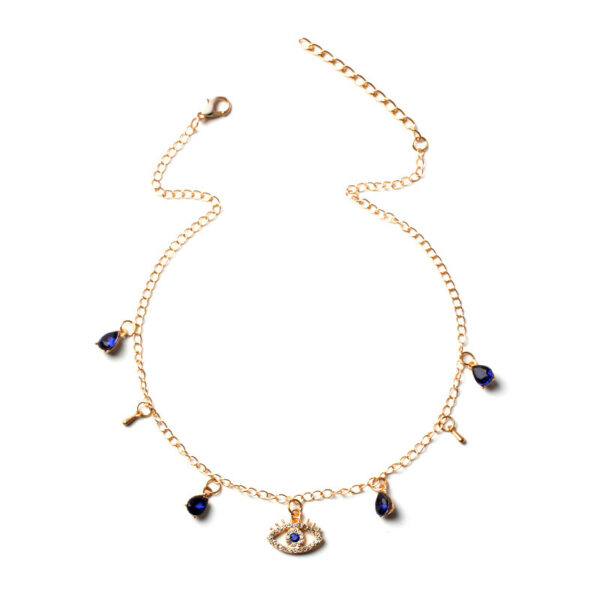 Gold Plated Devil's  Crystal Necklace - Image 6