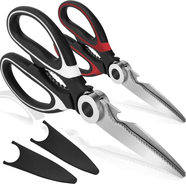 Kitchen Shears Scissors Heavy Duty Cooking Food Meat Chicken Utility - Image 6