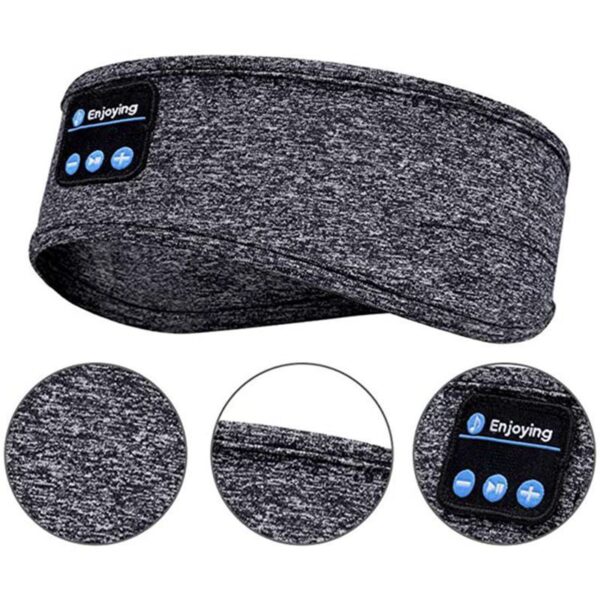 Wireless Bluetooth Sleeping Headphones Headband Thin Soft Elastic Comfortable Music Ear Phones Eye Mask For Side Sleeper Sports - Image 9