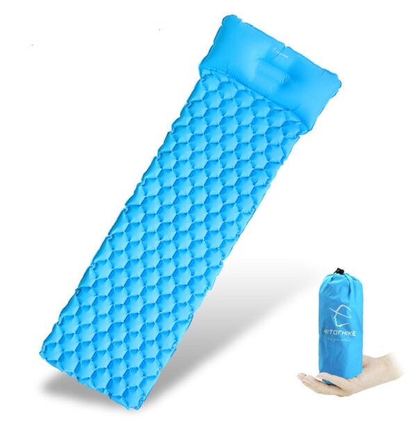 Outdoor Camping Inflatable Honeycomb Mattress Tent Sleeping Mat - Image 7