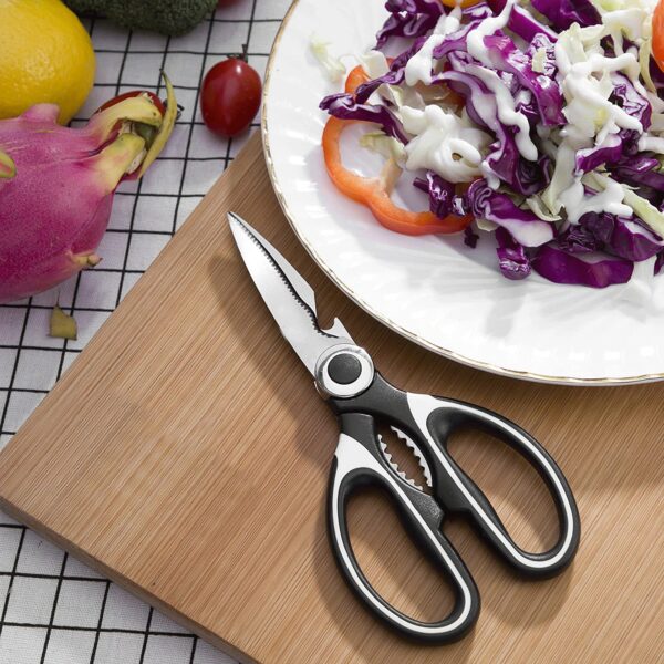 Kitchen Shears Scissors Heavy Duty Cooking Food Meat Chicken Utility - Image 3