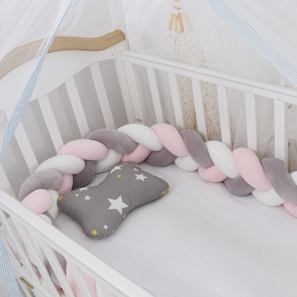 Baby Bumper Bed Braid Knot Pillow Cushion Bumper for Infant cuna Bebe lit Crib Protector Cot Bumper Room Decor - Image 10