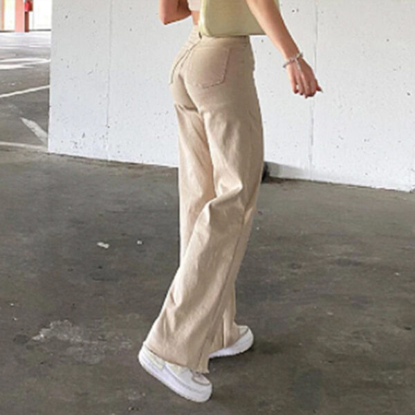 Spice Girl Style High Waist Slim Jeans Bell Bottoms - Image 6