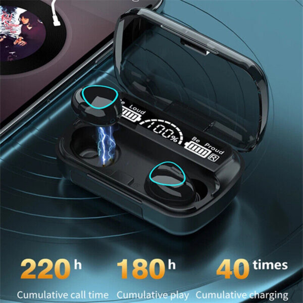 TWS Wireless Earbuds Bluetooth 5.0 Waterproof Headset Headphones Bluetooth Earphones Sport Waterproof Headset - Image 3