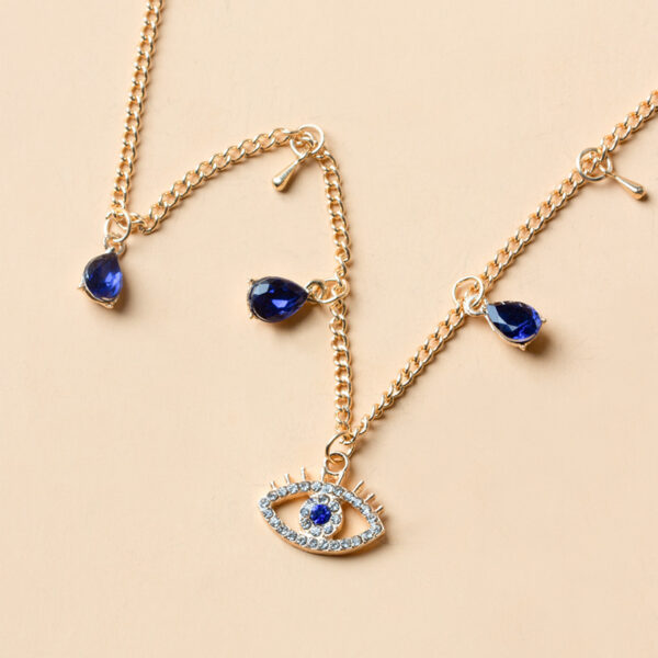 Gold Plated Devil's  Crystal Necklace - Image 4