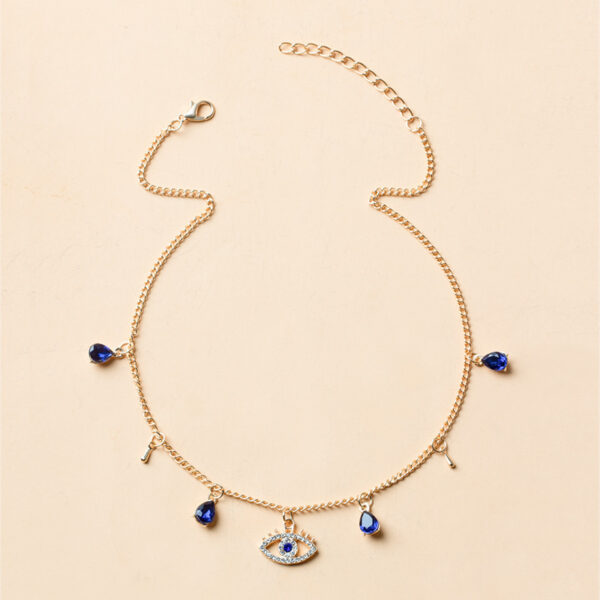 Gold Plated Devil's  Crystal Necklace - Image 5