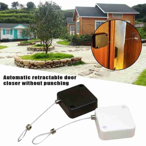 Automatic Door Closer Punch-Free Soft Close Door Closers For Sliding Door Glass Door 500g-1000g Tension Closing Device - Image 2