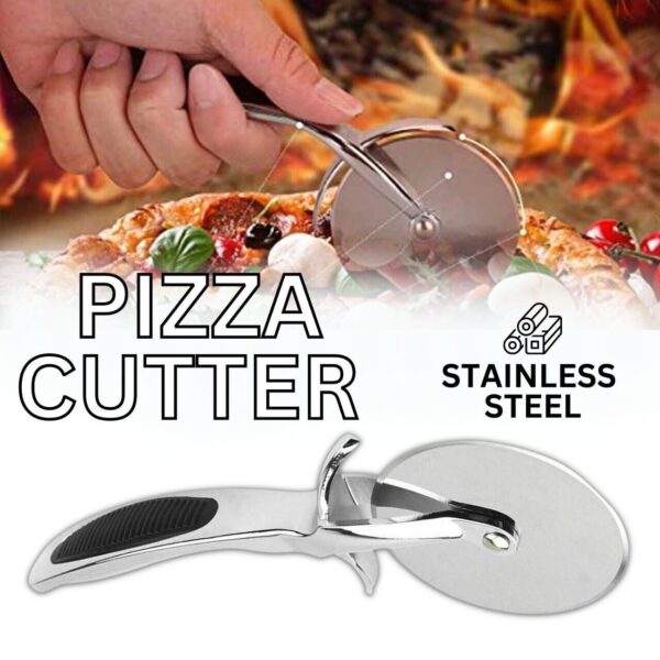 Pizza Cutter Wheel Kitchen Pizza Slicer Cutting Tool Stainless Steel Easy To Cut - Image 9