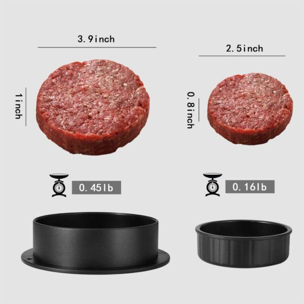 Burger Press Stuffed Patty Maker Mold Slider EASY Homemade Hamburger Making Tool - Image 4