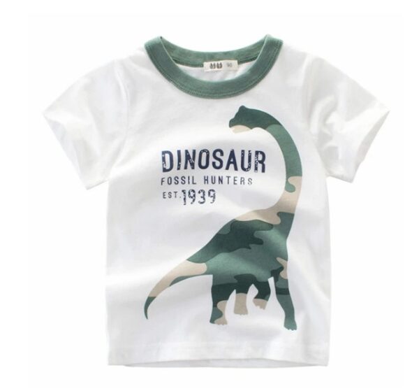 Children's Wear Summer New Korean Children's Boys Cotton T-shirt Men's Treasure In Children's Short Sleeves - Image 5