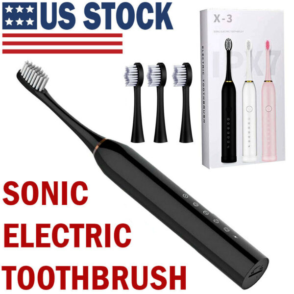 Rechargeable Electric Toothbrush Heads Brush  Toothbrushes For Adults And Kids - Image 7