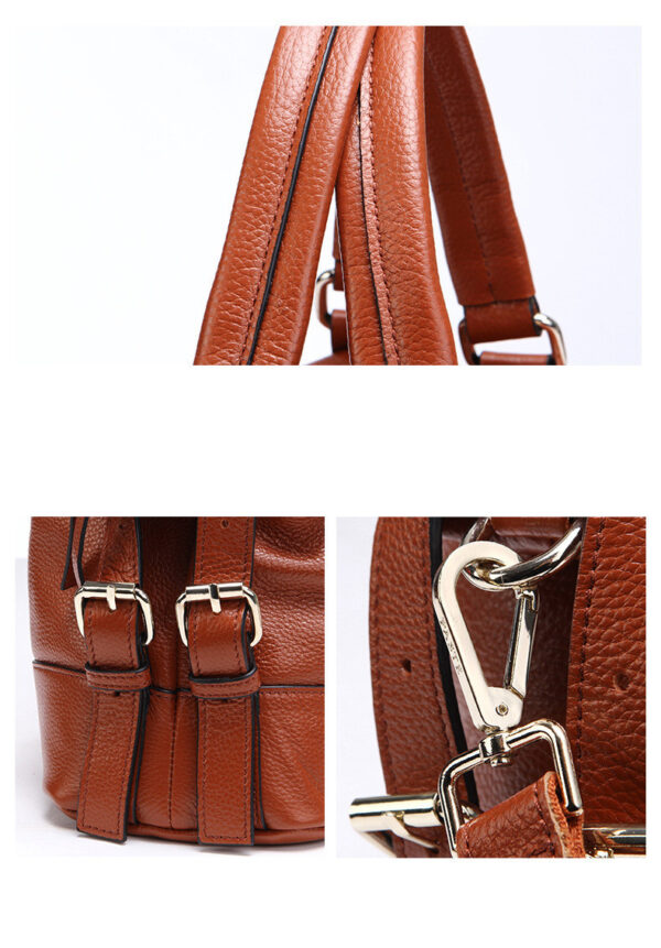 European And American Leather Top Layer Cowhide Bag For Ladies - Image 3