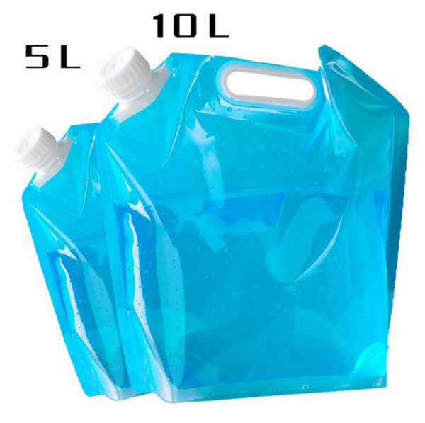 PVC Outdoor Camping Hiking Foldable Portable Water Bags Container - Image 2