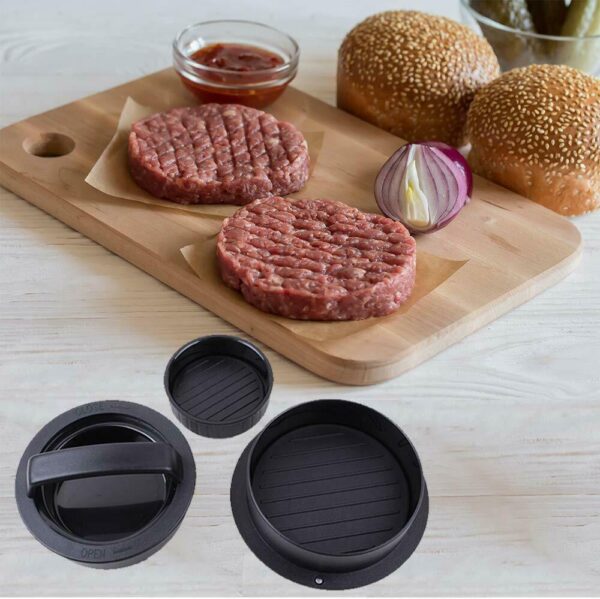 Burger Press Stuffed Patty Maker Mold Slider EASY Homemade Hamburger Making Tool - Image 7