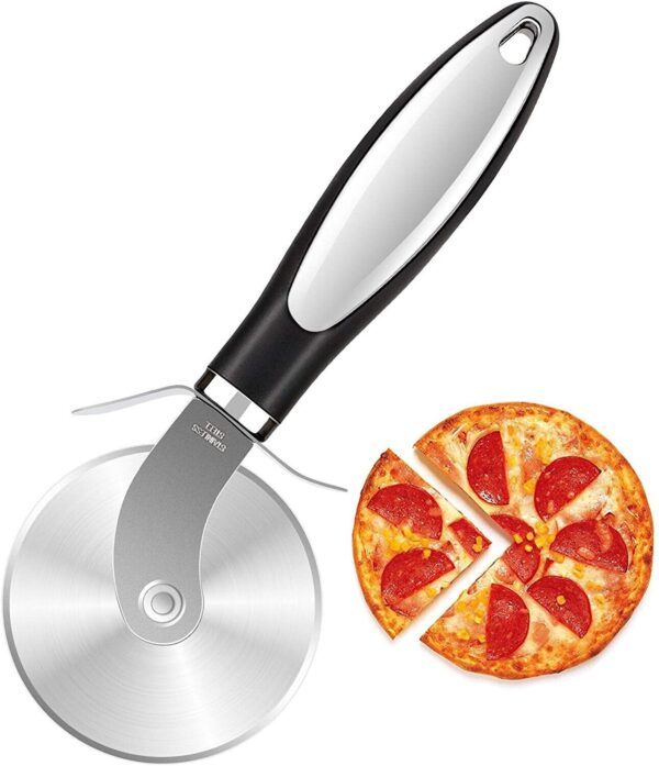 Pizza Cutter Wheel Kitchen Pizza Slicer Cutting Tool Stainless Steel Easy To Cut - Image 10