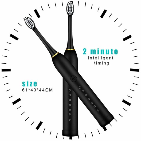 Rechargeable Electric Toothbrush Heads Brush  Toothbrushes For Adults And Kids - Image 4