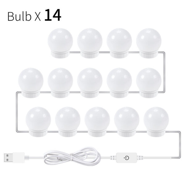 USB Touch Switch LED Mirror Light Bulb - Image 5