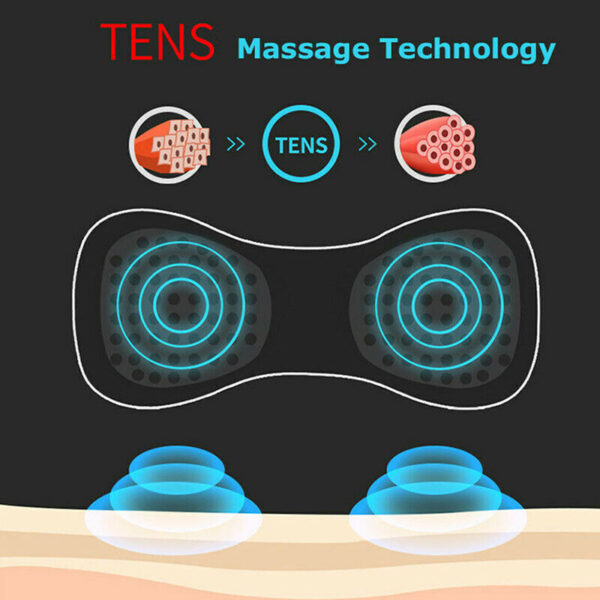 Portable Mini Electric Neck Back Body Massager Cervical Massage Stimulator Pain Relief Massage Patch With USB Charging Cable - Image 9