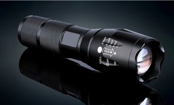 Portable Mini Flashlight LED ZOOM Torch Hunting Zoomable Flashlight Torch Light - Image 7